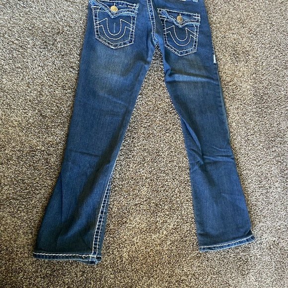 True Religion Joey Super T Jeans Womens 30 Blue Denim,authentic. World Tour - Picture 2 of 7